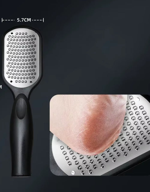 Load image into Gallery viewer, SilkyStep Pro – Double-Sided Stainless Steel Foot File for Callus &amp; Dead Skin Removal
